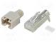 Zástrčka  RJ45  PIN  8  stíněný,s vývodkou  gold flash  Barva  šedá