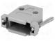 Kryt  pro konektory D-Sub  D-Sub 15pin,D-Sub HD 26pin  přímý