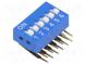 Přepínač  DIP-SWITCH  Počet sekcí  6  ON-OFF  0,05A/12VDC  pol  2