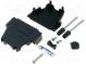 Kryt  pro konektory D-Sub  D-Sub 25pin,D-Sub HD 44pin  UNC4-40