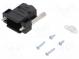 Kryt  pro konektory D-Sub  D-Sub 9pin,D-Sub HD 15pin  přímý