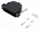 Kryt  pro konektory D-Sub  D-Sub 25pin,D-Sub HD 44pin  přímý