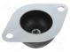 Tlumič chvění  M10  Ø  45mm  pryž  H  35mm  643N  73N/mm  L  114mm