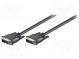Cable  DVI-D (24+1) plug,both sides  2m  black