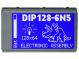 Zobrazovač  LCD  grafický  STN Positive  128x64  modrá  LED  PIN 24