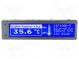 Zobrazovač  LCD  grafický  STN Positive  180x32  modrá  LED  PIN 18