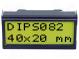 Zobrazovač  LCD  alfanumerický  STN Positive  8x2  LED  40x20mm