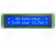 Zobrazovač  LCD  alfanumerický  STN Negative  20x2  modrá  LED