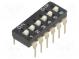 Přepínač  DIP-SWITCH  Počet sekcí  6  ON-OFF  0,1A/24VDC  pol  2