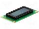 Zobrazovač  OLED  alfanumerický  8x2  Rozm  58x27mm  žluto-zelená