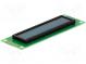 Zobrazovač  OLED  alfanumerický  20x2  Rozm  116x37mm  PIN  16
