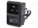 Konektor  napájecí AC  zásuvka  vidlice  16A  250VAC  IEC 60320