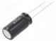 Kondenzátor  elektrolytický  THT  2200uF  25VDC  Ø12,5x25mm  ±20%