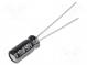 Kondenzátor  elektrolytický  THT  10uF  50VDC  Ø5x11mm  Rozteč  2mm