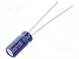 Kondenzátor  elektrolytický  THT  10uF  50VDC  Ø5x11mm  Rozteč  2mm