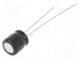 Kondenzátor  elektrolytický  THT  22uF  50VDC  Ø6,3x7mm  ±20%  KA