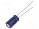 Kondenzátor  elektrolytický  bipolární  THT  10uF  50VDC  ±20%