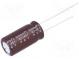 Kondenzátor  elektrolytický  low ESR  THT  1500uF  10VDC  Ø10x20mm