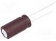 Kondenzátor  elektrolytický  low ESR  THT  100uF  16VDC  Ø6,3x11mm