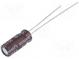 Kondenzátor  elektrolytický  low ESR  THT  10uF  50VDC  Ø5x11mm
