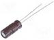 Kondenzátor  elektrolytický  low ESR  THT  10uF  100VDC  Ø8x12mm
