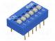 Přepínač  DIP-SWITCH  Počet sekcí  6  ON-OFF  0,025A/24VDC  pol  2