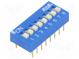 Přepínač  DIP-SWITCH  Počet sekcí  8  ON-OFF  0,025A/24VDC  pol  2
