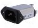 Konektor  napájecí AC  zásuvka  vidlice  10A  250VAC  IEC 60320