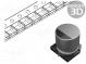 Kondenzátor  elektrolytický  low ESR  SMD  470uF  25VDC  ±20%  60mΩ