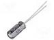 Kondenzátor  elektrolytický  THT  10uF  50VDC  Ø5x11mm  Rozteč  2mm