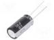 Kondenzátor  elektrolytický  THT  220uF  63VDC  Ø10x20mm  ±20%