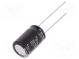 Kondenzátor  elektrolytický  THT  330uF  35VDC  Ø10x16mm  ±20%