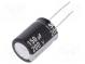 Kondenzátor  elektrolytický  THT  150uF  200VDC  Ø18x25mm  ±20%