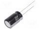 Kondenzátor  elektrolytický  THT  22uF  250VDC  Ø12,5x20mm  ±20%
