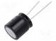 Kondenzátor  elektrolytický  THT  33uF  450VDC  Ø18x20mm  ±20%