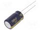 Kondenzátor  elektrolytický  low ESR  THT  2200uF  10VDC  ±20%
