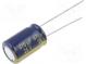 Kondenzátor  elektrolytický  low ESR  THT  470uF  25VDC  Ø10x16mm