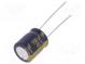 Kondenzátor  elektrolytický  low ESR  THT  100uF  50VDC  ±20%