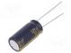Kondenzátor  elektrolytický  low ESR  THT  220uF  50VDC  Ø10x20mm