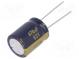 Kondenzátor  elektrolytický  low ESR  THT  470uF  63VDC  Ø16x20mm