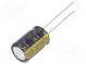 Kondenzátor  elektrolytický  low ESR  THT  330uF  35VDC  Ø10x16mm