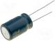 Kondenzátor  elektrolytický  low ESR  THT  100uF  100VDC  ±20%