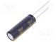 Kondenzátor  elektrolytický  low ESR  THT  100uF  100VDC  Ø10x30mm