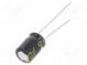 Kondenzátor  elektrolytický  low ESR  THT  470uF  10VDC  Ø8x11,5mm
