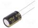 Kondenzátor  elektrolytický  low ESR  THT  470uF  25VDC  Ø10x16mm