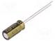 Kondenzátor  elektrolytický  low ESR  THT  22uF  50VDC  Ø5x11mm