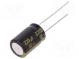 Kondenzátor  elektrolytický  low ESR  THT  220uF  50VDC  Ø10x16mm