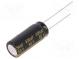 Kondenzátor  elektrolytický  low ESR  THT  330uF  50VDC  Ø10x25mm