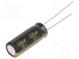 Kondenzátor  elektrolytický  low ESR  THT  330uF  35VDC  Ø8x20mm