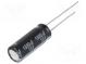Kondenzátor  elektrolytický  low ESR  THT  1500uF  10VDC  Ø8x20mm